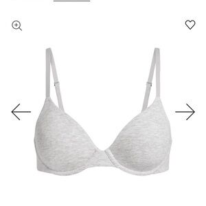 SKIMS T shirt bra in heather grey